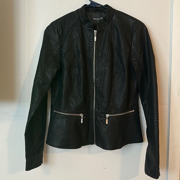 Baccini Jackets & Blazers - NWT Baccini faux leather jacket!